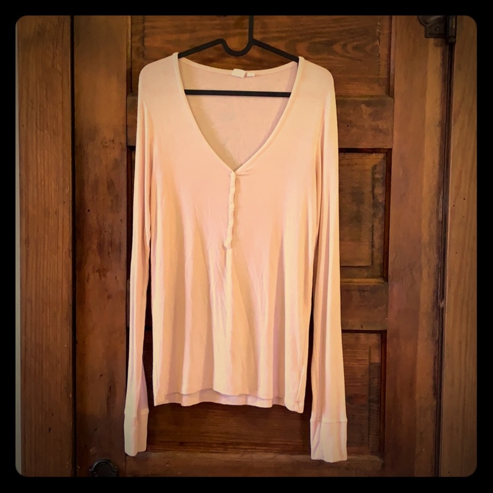 Gap Long Sleeve Ribbed Top